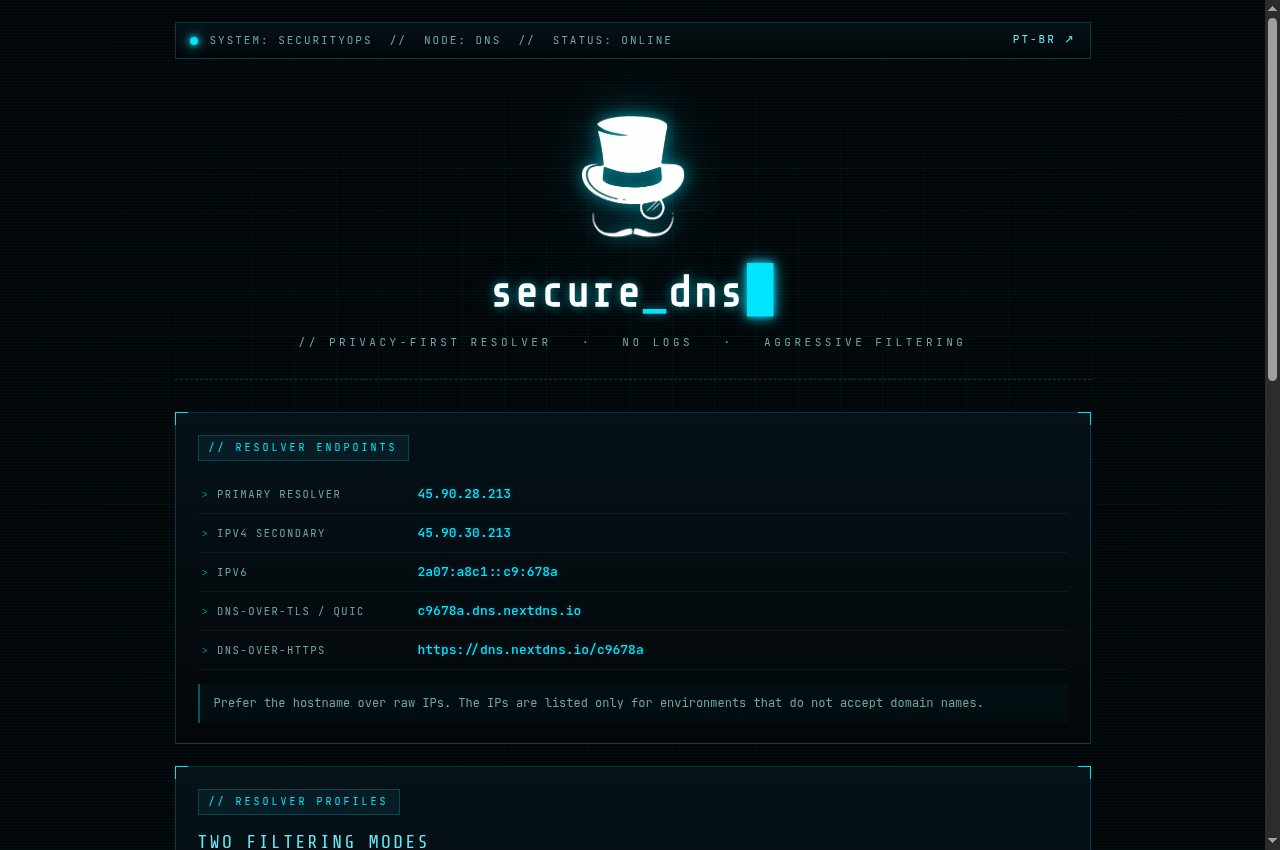 Security Ops DNS — Public capture, page loading complete · 2026-09-06 15:49 UTC