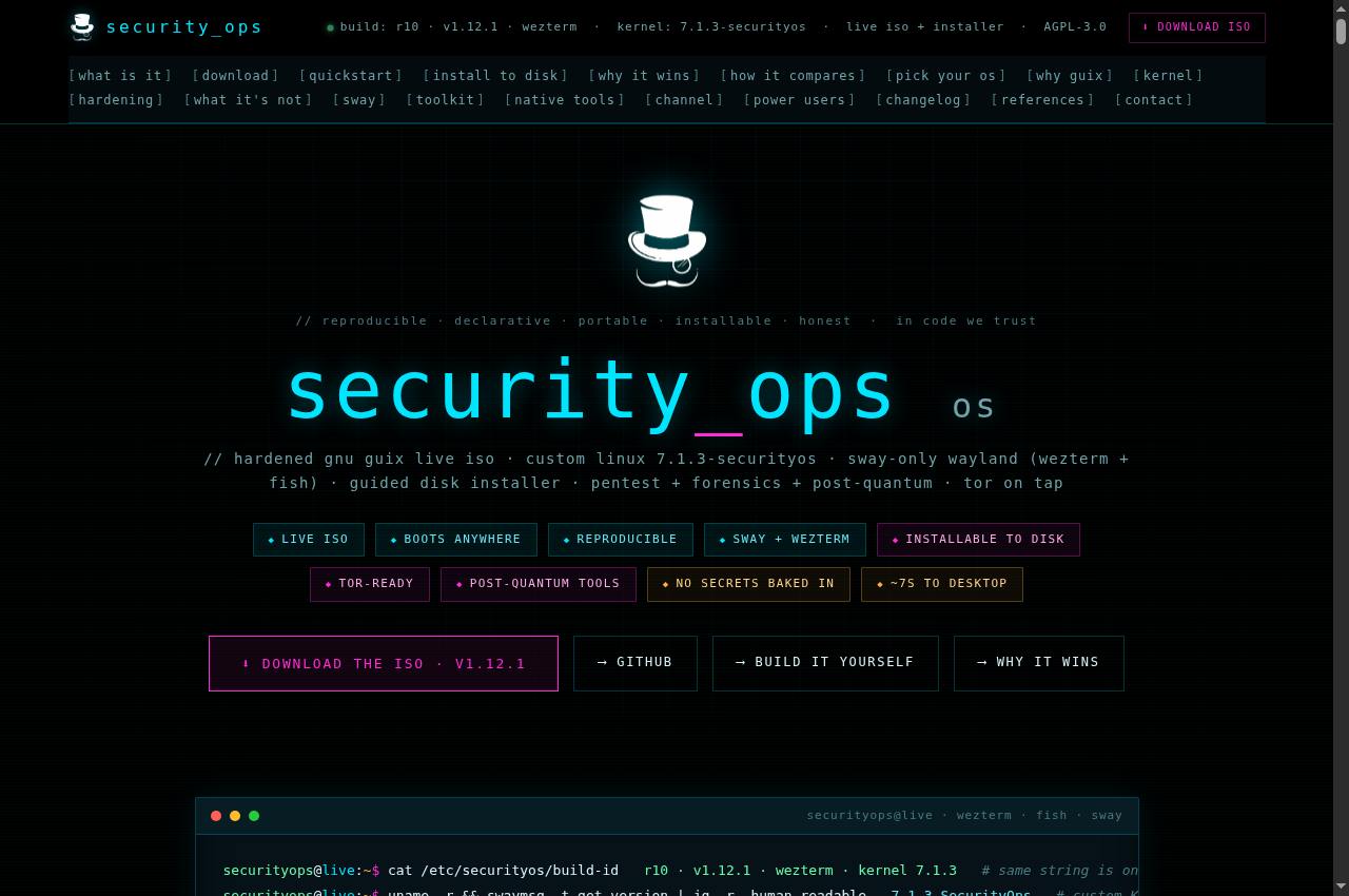 Security Ops OS — Public screenshot, signed out · 2026-09-06 15:17 UTC