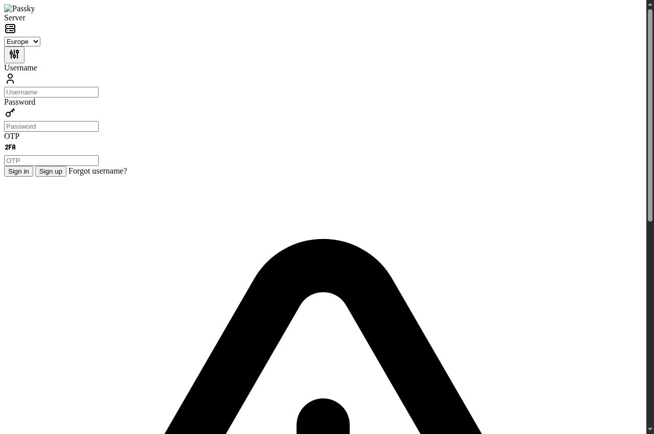 Passky — Public screenshot, signed out · 2026-09-06 15:17 UTC