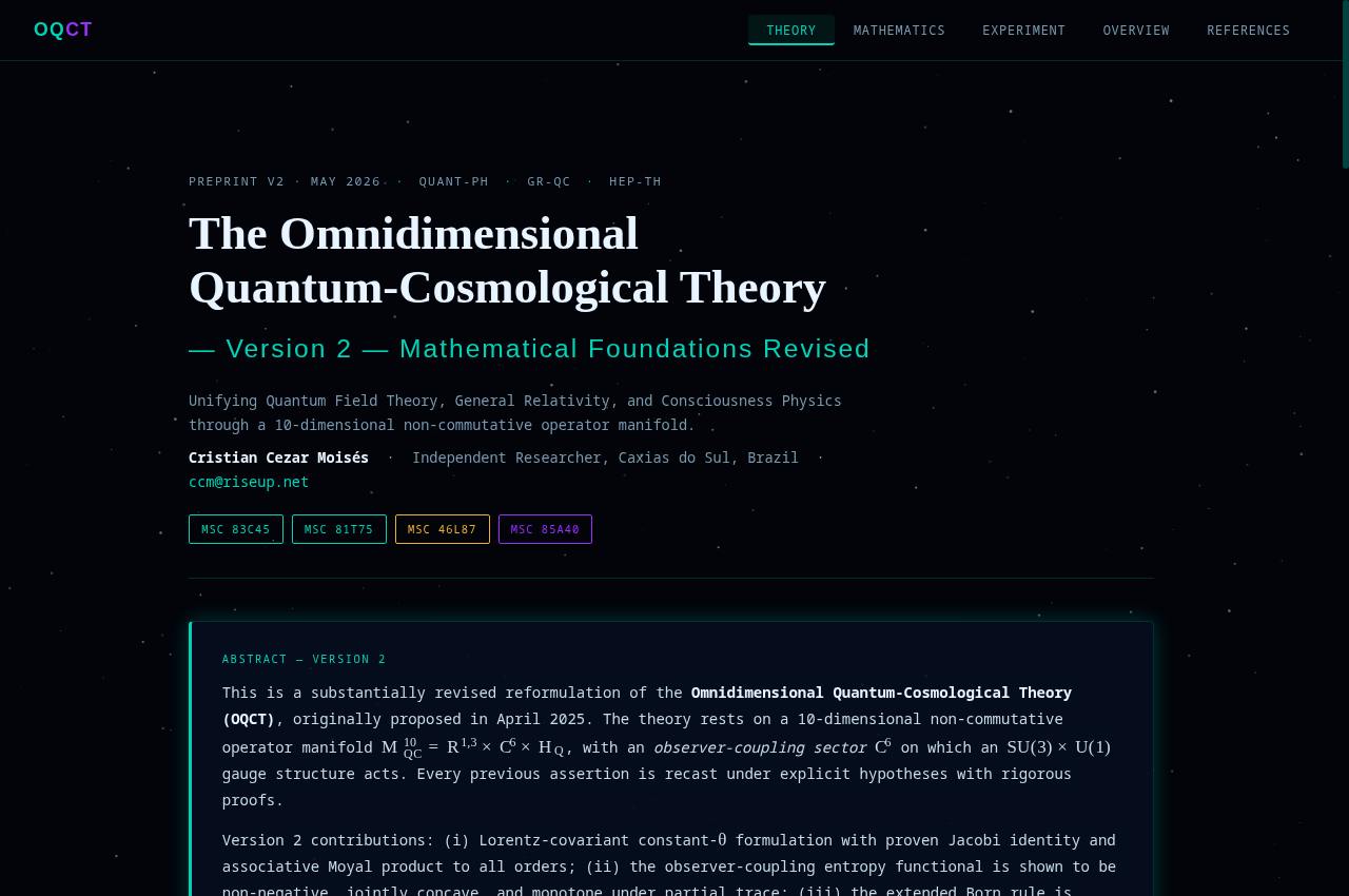 OQCT — Public screenshot, signed out · 2026-09-06 15:18 UTC