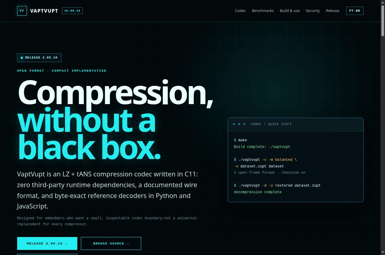 VaptVupt — Public screenshot, signed out · 2026-09-06 15:17 UTC